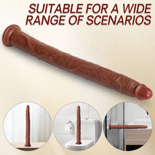 20-inch extra-long dildo, about 2 inches in diameter, a giant dildo